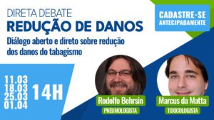 Read more about the article DIRETA DEBATE – Palestra 1/4 – Especialistas discutem os danos dos cigarros eletrônicos